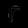 Карниз орнаментальный SK42 Artpole