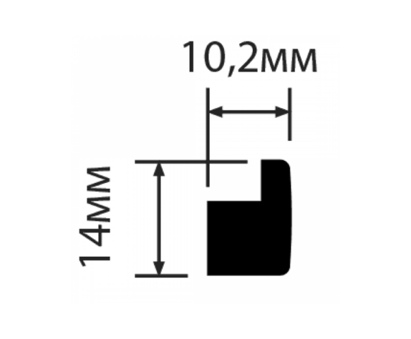 Молдинг HIWOOD D14