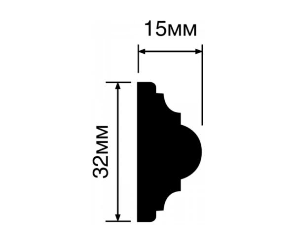 Молдинг HIWOOD D32V1