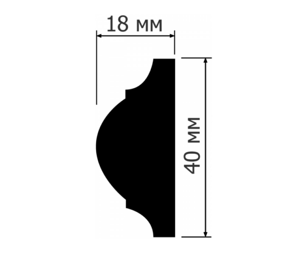 Молдинг HIWOOD D40