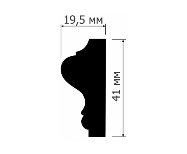 Молдинг HIWOOD LD40