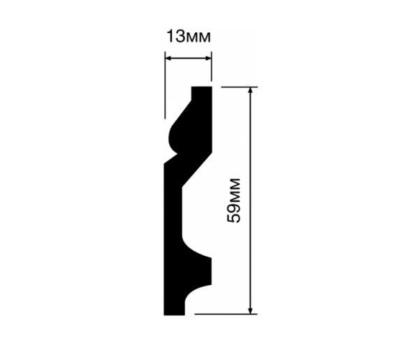 Плинтус HIWOOD B60