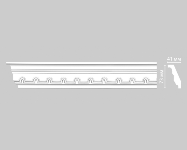 Плинтус потолочный с рисунком DECOMASTER 95112