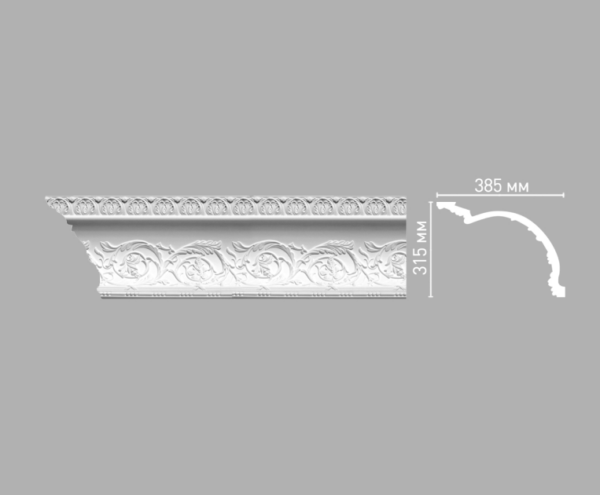 Плинтус потолочный с рисунком DECOMASTER 95145