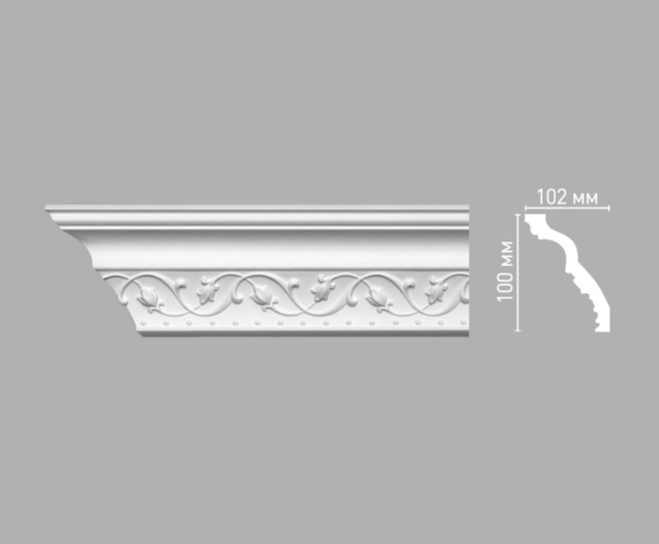 Плинтус потолочный с рисунком DECOMASTER 95821