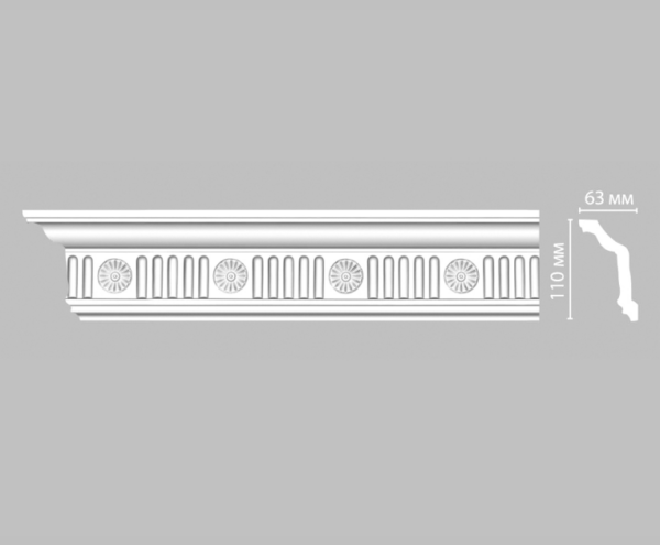 Плинтус потолочный с рисунком DECOMASTER DT-88152