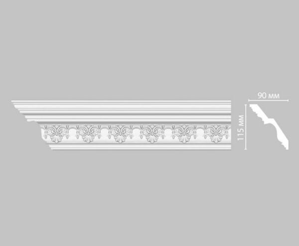 Плинтус потолочный с рисунком DECOMASTER DT-9851