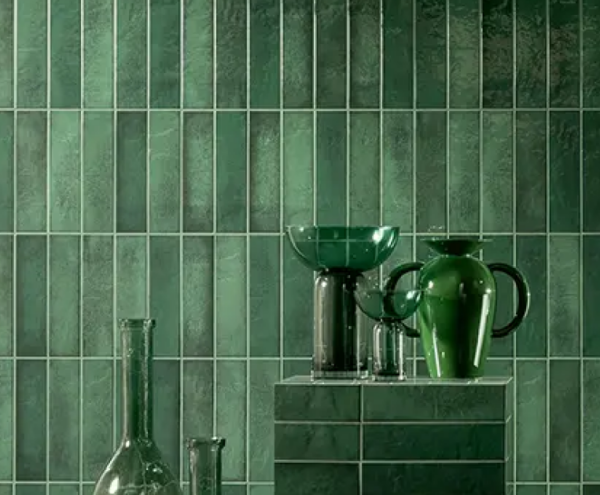 Tubądzin Masovia verde C gloss STR Настенная плитка 298X78